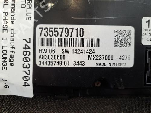 Used Climate control FIAT 500L (351_, 352_) 1.6 D Multijet (199LYD1B) (105 hp) 28396826