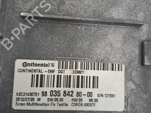 Used Display monitor PEUGEOT 208 I (CA_, CC_) 1.4 HDi (68 hp) 28398909