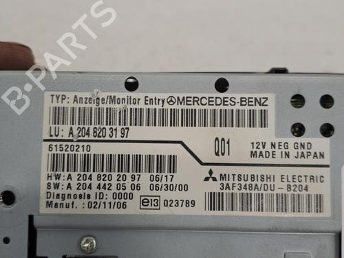 Display monitor MERCEDES-BENZ C-CLASS (W204) C 220 CDI (204.002) | BP28396672C48 