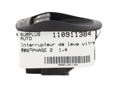 Used Left front window switch PEUGEOT 206 Hatchback (2A/C) 1.4 HDi eco 70 (68 hp) 32093777