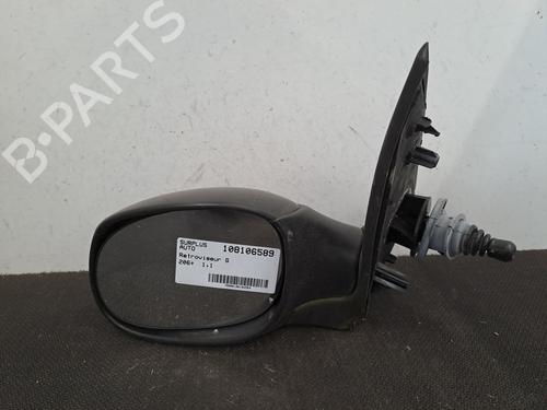 Used Left mirror PEUGEOT 206+ (2L_, 2M_) 1.1 (60 hp) 28392237
