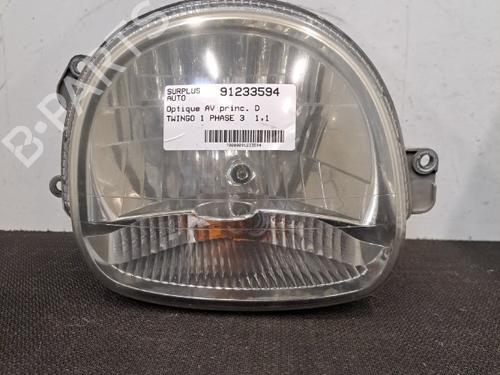 Højre forlygte RENAULT TWINGO I (C06_) 1.2 16V (C060) (60 hp) 28398510