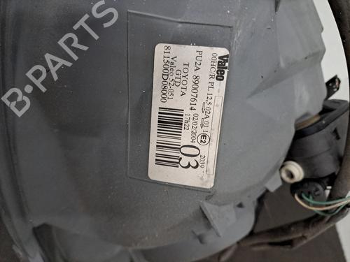 Left headlight TOYOTA YARIS (_P1_) 1.3 (SCP12_, SCP13_, SCP12R, SCP13R) | BP31095282C28 