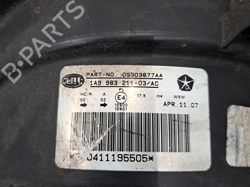 Used Left headlight Left headlight JEEP COMPASS (MK49) 2.0 CRD 4x4 (140 hp) 30443522 30443522