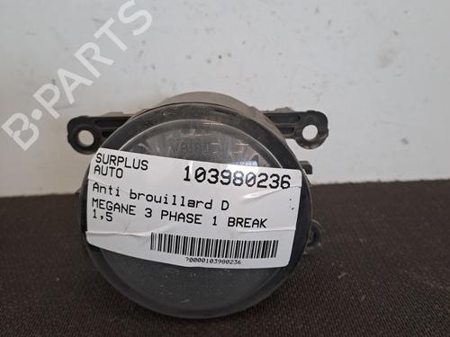 Used Right front fog light RENAULT MEGANE III Grandtour (KZ0/1) 1.5 dCi (KZ09, KZ0D, KZ1G, KZ29, KZ14, KZ1W, KZ10, KZ1F,... (110 hp) 28401050