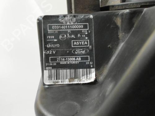 Left headlight FORD TRANSIT CONNECT (P65_, P70_, P80_) 1.8 Di | BP28394561C28 