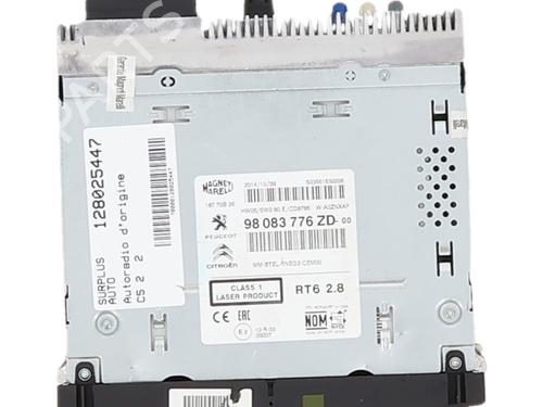 Radio CITROËN C5 III (RD_) 2.0 HDi 140 (RDRHF8, RDRHFA, RDRHA8, RDRHAJ) | BP37410545E6 - Image 6