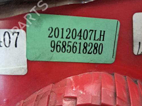 Left taillight PEUGEOT 206+ (2L_, 2M_) 1.4 HDi eco 70 | BP29508277C34 