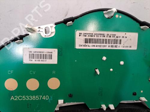 Instrument cluster CITROËN C3 II (SC_) 1.4 HDi 70 (SC8HZC, SC8HR0, SC8HP4) | BP28404590C47  - Image 5