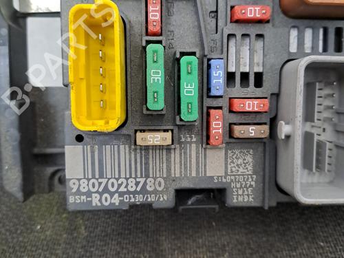 Fuse box CITROËN BERLINGO MULTISPACE (B9) 1.6 HDi 90 | BP29995919E1