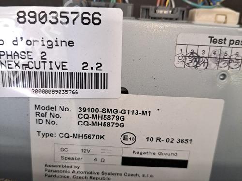 Radio HONDA CIVIC VIII Hatchback (FN, FK) 2.2 CTDi (FK3) | BP28398761E6 
