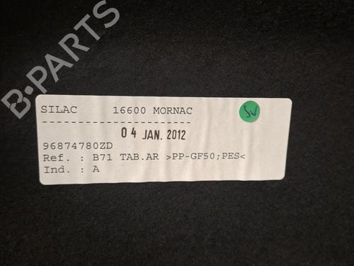 Used Rear parcel shelf CITROËN C4 II (NC_) 1.6 HDi 90 (92 hp) 28407748