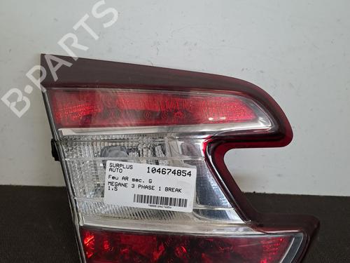 Used Left tailgate light RENAULT MEGANE III Grandtour (KZ0/1) 1.5 dCi (KZ09, KZ0D, KZ1G, KZ29, KZ14, KZ1W, KZ10, KZ1F,... (110 hp) 28395511