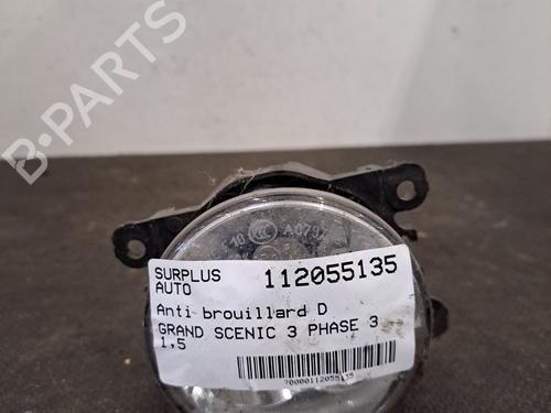 Right front fog light RENAULT GRAND SCÉNIC III (JZ0/1_) 1.5 dCi (JZ09, JZ0D, JZ10, JZ14, JZ1G, JZ29, JZ2C) | BP30100990C31 
