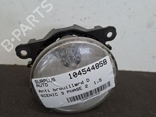 Used Right front fog light RENAULT SCÉNIC III (JZ0/1_) 1.5 dCi (110 hp) 28389856