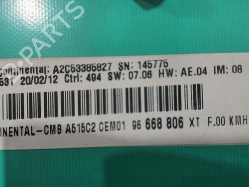 Instrument cluster CITROËN C3 II (SC_) 1.4 HDi 70 (SC8HZC, SC8HR0, SC8HP4) | BP28393756C47  - Image 6