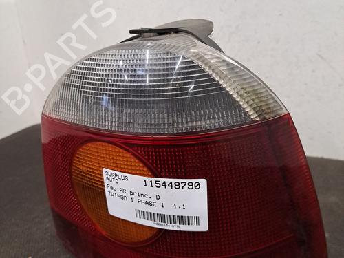 Used Right taillight RENAULT TWINGO I (C06_) 1.2 (C066, C068) (58 hp) 30887119
