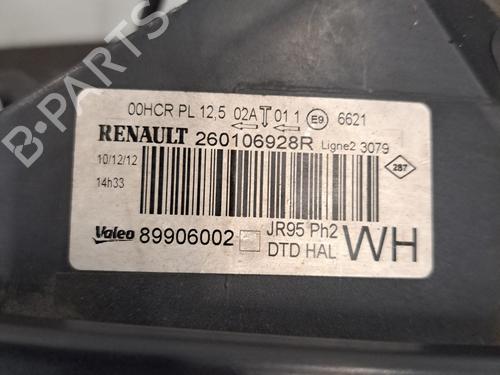 Right headlight RENAULT SCÉNIC III (JZ0/1_) 1.5 dCi | BP29508261C29 