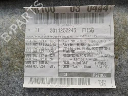 Used Interior roof VW GOLF VII (5G1, BQ1, BE1, BE2) 1.4 GTE Hybrid (204 hp) 28401678