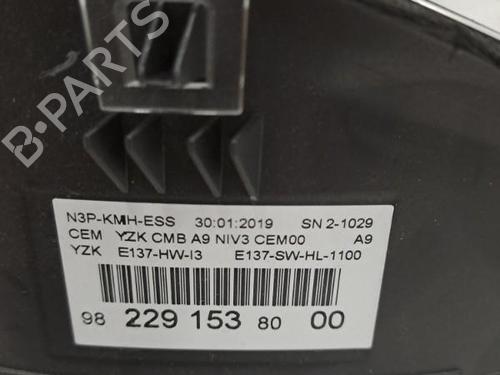 Instrument cluster PEUGEOT 208 I (CA_, CC_) 1.2 THP 110 | BP28407627C47