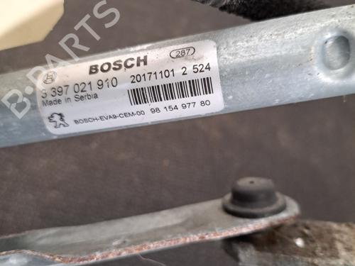 Used Front wiper motor Front wiper motor PEUGEOT 208 I (CA_, CC_) 1.2 VTI 82 (82 hp) 28390188 28390188