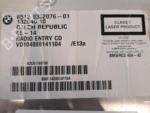 Used Radio BMW 1 (F21) 114 d (95 hp) 28391546