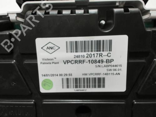 Instrument cluster RENAULT CLIO IV (BH_) 1.5 dCi 75 | BP28411252C47