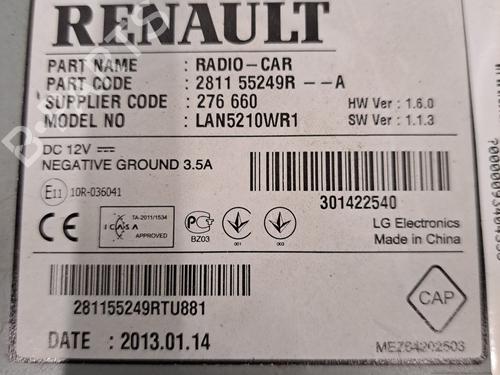 Radio RENAULT CLIO IV (BH_) 1.5 dCi 75 | BP28404006E6