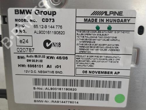 Used Radio BMW 3 (E90) 318 d (122 hp) 28391045