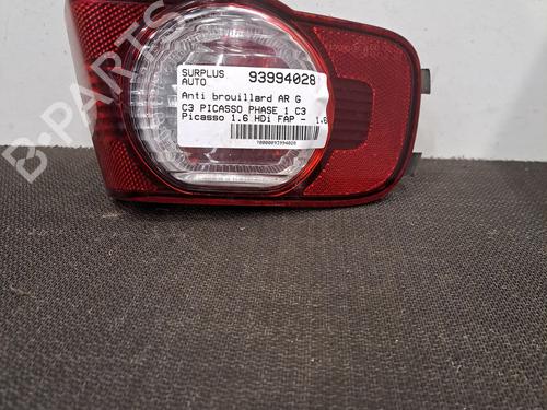 Used Rear fog light CITROËN C3 Picasso (SH_) 1.6 HDI 90 (92 hp) 28398282