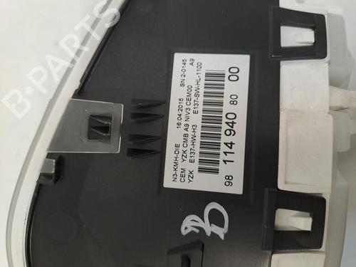 Used Instrument cluster PEUGEOT 208 I (CA_, CC_) 1.4 HDi (68 hp) 28402524