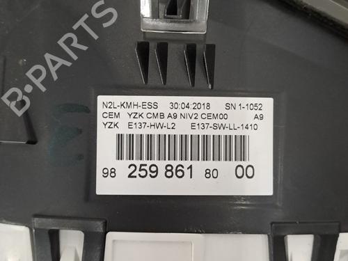 Instrument cluster PEUGEOT 2008 I (CU_) 1.2 PureTech 82 | BP29749232C47