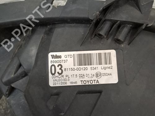 Left headlight TOYOTA YARIS (_P9_) 1.0 VVT-i (KSP90_, KSP90R) | BP28392100C28