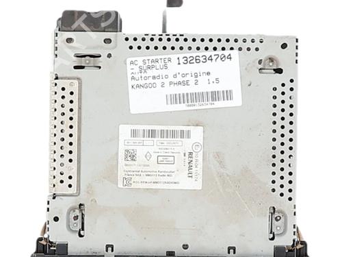 Radio RENAULT KANGOO Express (FW0/1_) 1.5 dCi 90 (FW0G, FW05, FW08, FW11) | BP40056182E6 - Image 2