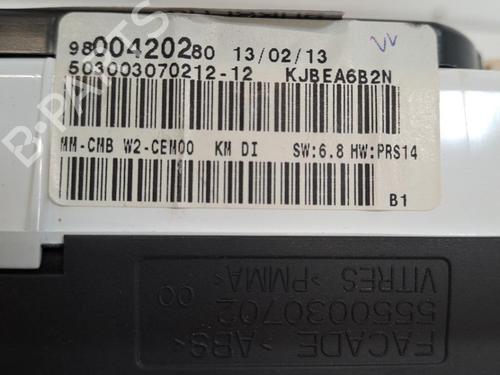 Instrument cluster PEUGEOT 508 I (8D_) 2.0 HDi | BP28396782C47 