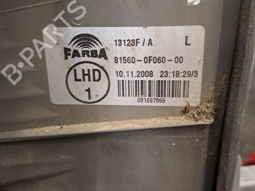 Left taillight TOYOTA COROLLA Verso (ZER_, ZZE12_, R1_) 2.2 D-4D (AUR10_, AUR10R) | BP29412089C34 