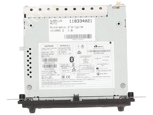 Radio OPEL VIVARO B Van (X82) 1.6 CDTI (05) | BP31160233E6 