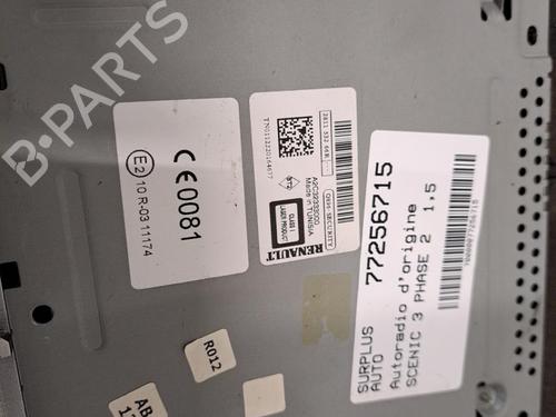 Used Radio RENAULT SCÉNIC III (JZ0/1_) 1.5 dCi (110 hp) 28391087