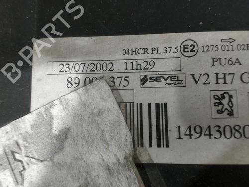 Used Left headlight Left headlight PEUGEOT 807 (EB_) 2.0 HDi (107 hp) 28399475 28399475