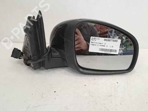 Used Right mirror SKODA FABIA II (542) 1.6 TDI (75 hp) 28398919