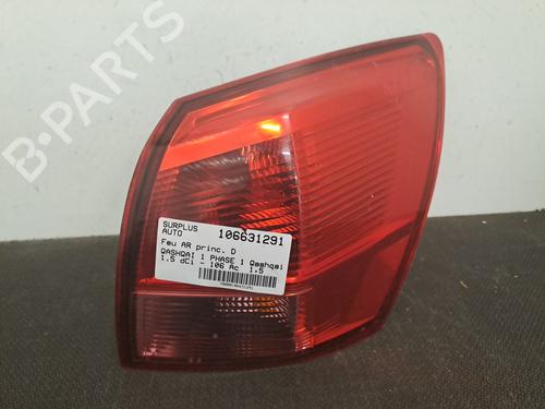 Used Right taillight NISSAN QASHQAI I (J10, NJ10) 1.5 dCi (106 hp) 28389569