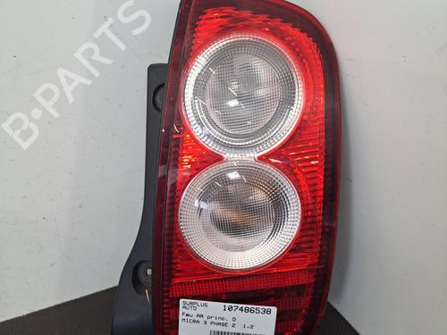 Used Right taillight NISSAN MICRA III (K12) 1.2 16V (80 hp) 28400473