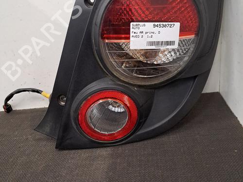 Used Right taillight CHEVROLET AVEO Hatchback (T300) 1.3 D (75 hp) 28392745