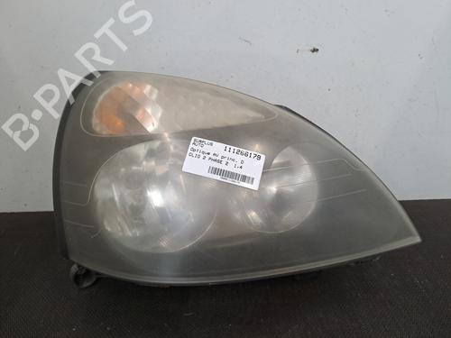 Højre forlygte RENAULT CLIO II (BB_, CB_) 1.4 16V (B/CB0P, BB13) (98 hp) 29129463