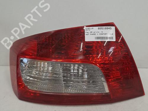 Used Left taillight PEUGEOT 407 (6D_) 1.6 HDi 110 (6D9HZC, 6D9HYC) (109 hp) 28398707