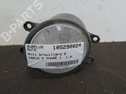 Used Left front fog light TOYOTA YARIS (_P9_) 1.4 D-4D (NLP90_, NLP90R) (90 hp) 28406576