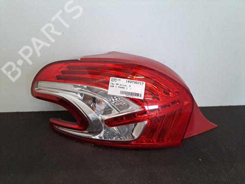 Used Left taillight PEUGEOT 208 I (CA_, CC_) 1.4 HDi (68 hp) 28395592