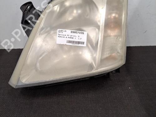 Left headlight OPEL MERIVA A MPV (X03) 1.7 CDTI (E75) | BP28404468C28  - Image 6