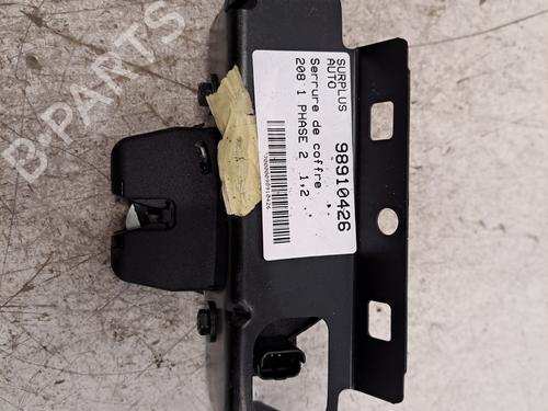 Used Tailgate lock PEUGEOT 208 I (CA_, CC_) 1.2 VTI 82 (82 hp) 28409189