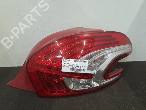 Used Right taillight PEUGEOT 208 I (CA_, CC_) 1.6 HDi (92 hp) 28409126